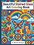 Beautiful Stained Glass Art Coloring Book: Bold and Easy Designs with Beautiful Windows, Animals, Flowers, and Simple Patterns for Relaxing Creative Fun