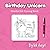 Birthday Unicorn - Ink Tracing Book: Mindful tracing activity to relax and unwind. 30 birthday unicorn scenes to trace with ink (MIndful Ink Tracing - Birthday Series)