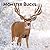 Monster Bucks | 2027 12 x 24 Inch (Hanging) Monthly Square Wall Calendar | Plastic-Free | BrownTrout | Wildlife Animals Hunting