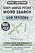 Easy Large Print Word Search for Seniors: Family, Home, and Everyday Life Memories for Memory Care, Dementia Support and, Relaxation