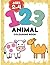 123 Animal Coloring Book: L...