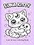 Luna Kitty Coloring Book: Cute & Easy Coloring for Ages 3–7