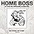 HOME BOSS 1950's House Wife Monochrome Coloring Book: Bold to Color - Easy to Enjoy (GSM Studios Monochrome Coloring Book Collection)