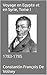 Voyage en Egypte et en Syrie, Tome I: 1783-1785 (French Edition)