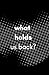 Novel - what holds us back?