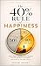The 40% Rule of Happiness: Science Suggests That While 50% of Happiness Is Genetic and 10% Is Circumstantial, 40% Is Built by Your Daily Choices