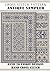 20+ Monochrome Cross Stitch Patterns: A Collection of Vintage Borders and Traditional Floral Motifs