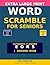 Large Print Word Scramble for Seniors: 100 Fun Themed Puzzles with Hints and Answers — Fruits, Countries, Sports and More (Large Print Sudoku for Seniors)