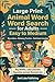 Large Print Animal Word Search for Adults — Easy to Medium: Big Letters • Relaxing Puzzles • Solutions Included