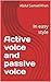 Active voice and passive voice : In easy style