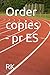 Order copies - pr ES