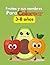 Libro para Colorear Frutas para Niños: Aprende los Nombres de las Frutas Coloreando de Forma Divertida.: Actividad educativa para niños de 3 a 8 años ... sencillas de frutas (Spanish Edition)