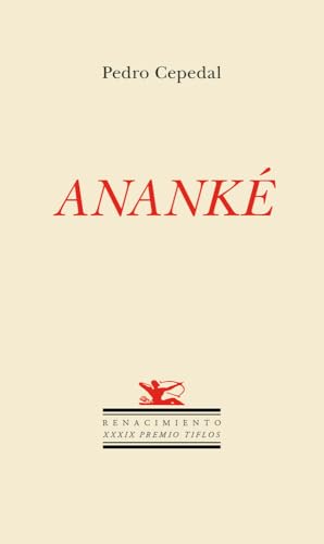 Portada de Ananké: XXXIX Tiflos de Poesía, de Pedro Cepedal
