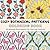 Cozy Botanical Patterns Coloring Book: 40 Relaxing Floral Repeats for Calm and Creativity