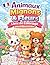 Animaux Mignons & Fleurs – Livre de Coloriage pour Filles de 4 à 8 Ans: Cahier d’activités créatives avec animaux adorables, jolies fleurs, labyrinthes et jeux simples pour enfants (French Edition)