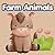 Farm Animals Coloring Book ...