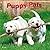 Puppy Pals | 2027 12 x 24 Inch (Hanging) Monthly Square Wall Calendar | Foil Stamped Cover | Plato | Animals Dog Breeds Pets