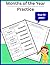 Months of the Year Tracing, Writing and Ordering Practice for Preschoolers and Kindergartners