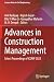 Advances in Construction Management by Anil Kashyap