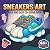 Sneakers Coloring Book: Bol...