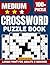 2027 Medium Crossword Puzzle Book for Adults & Seniors: 100+ Puzzles Large Print: The Ultimate Brain Boost Challenge with Full Solutions | Daily Word ... and Stress Relief | Large Format 8.5 x 11