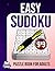 Easy Sudoku Puzzle Book for Adults: 200 Brain Games with Big Print for Seniors, Beginners and Brain relaxation: Stress-free puzzles, 9x9 Grid Size