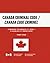 Canada Criminal Code / Canada Code criminel: Current to March 17, 2026 / À jour au 17 mars 2026 - Part One (French Edition)
