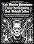 Epic Monster Adventures: Classic Horror Coloring Book | Midnight Edition: Classic Horror on Black Backgrounds with Intricate Cosmic Designs for Gel Pens & Metallic Markers
