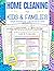 Home Cleaning for Kids & Families: COLOR Chore Charts, Checklists, Motivation Strategies, and Simple Routines for Creating a Family Cleaning Team with ... and More Joy at Home (Home Cleaning Books)