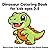 Bold & Easy Dinosaur Coloring Book for Kids: Simple Big Shapes for Little Hands – Ages 2–6