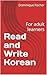 Read and Write Korean