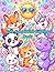Cute Kawaii Kids Coloring Book: 30 Fun Images for Little Artists - Large-Print, Easy to Color