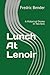 Lunch At Lenoir: A Historical Drama in Two Acts