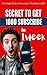 secret to get 1000 subscribe in one week: A Strategic Guide to Growing on YouTube in 2026 fast, new strategy