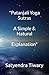 Patanjali Yoga Sutras: A Simple & Natural Explanation