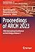 Proceedings of ARCH 2023: 10th International Conference on Arch Bridges Volume 1 (Structural Integrity)