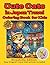 Cute Cats in Japan Travel Coloring Book for Kids: Hiroshima Edition: A Japan Travel Coloring Book for Kids: Ages 4-8