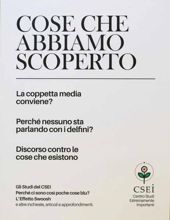 Cose che abbiamo scoperto