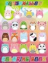 Squish-mallow's Coloring Book For Kids And Adults: Over 50 Cute Coloring Pages Illustrations For Adults To Chill, Unwind, And Relieve Stress