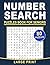 Number Search Puzzles Book For Seniors: 80 Large Print Puzzles with Easy, Medium, and Hard Levels – Relaxing Number Challenges for Focus and Mental Sharpness
