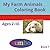 My Farm Animals Coloring Book, Book 1 | Coloring book for toddlers | coloring book for kids | coloring book to help anxiety | coloring book for boys and girls
