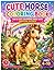 Cute Horse Coloring Book for Kids Ages 4–10: Fun & Easy Fantasy Animal Coloring Pages with Rainbows, Castles & Magical Scenes | Big Bold Designs for Toddlers, Preschoolers & Beginners