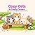 Cozy Cats in Comfy Corners: Bold and Easy Coloring Book for Adults and Teens