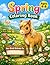 Spring Coloring Book for Kids Ages 4–8: Cute Animals, Flowers, and Fun Outdoor Scenes: Easy and Fun Coloring Pages with Bold Lines for Toddlers, Preschool, and Early Learners