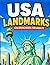 USA Landmarks Coloring Book for Adults: Iconic American Monuments, Skylines, and Landscapes from Coast to Coast