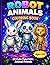 Robot animals colour book