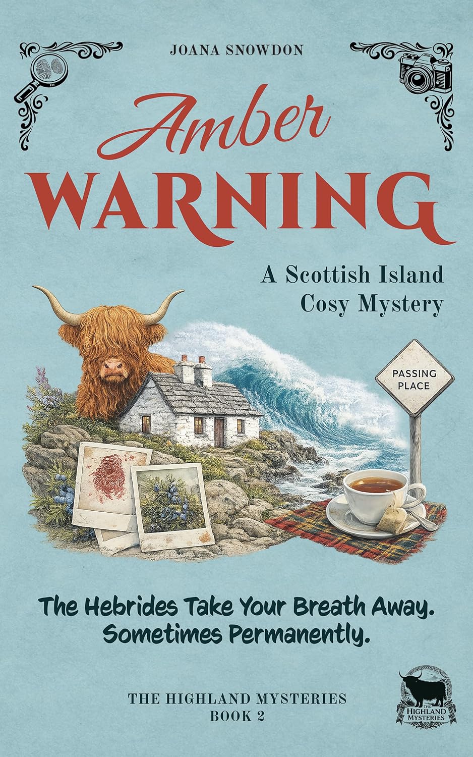 Amber Warning (The Highland Mysteries, #2)