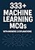 333+ Machine Learning MCQs:...