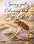 Spring Girls Colouring Book: Whispers of Spring: Relaxing Nature Scene for Stress Relief, Cozy Floral Designs For Adults And Teens (Season Girls Colouring Book)
