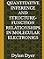 QUANTITATIVE INFERENCE AND STRUCTURE-FUNCTION RELATIONSHIPS IN MOLECULAR ELECTRONICS